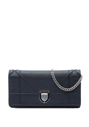 Christian Dior Pre-Owned 2016 Grained Calfskin Diorama Croisiere Wallet on Chain crossbody bag - Black