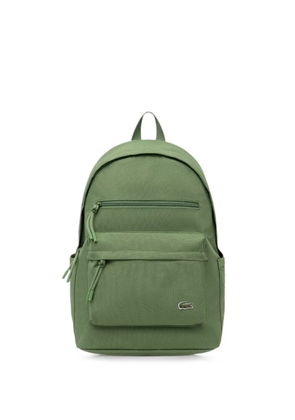 Lacoste Neocroc logo-patch zip-fastening backpack - Green