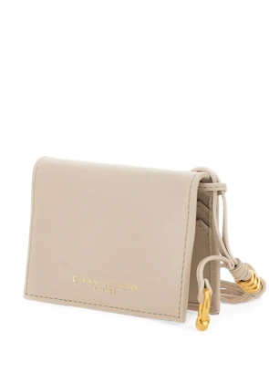 GIANNI CHIARINI knot-detail wallet - Neutrals