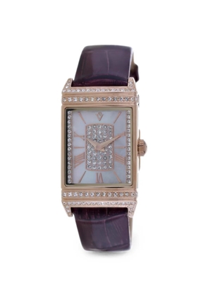 CHRISTIAN VAN SANT Amara crystal-embellished 34mm watch - Pink