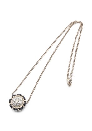 CHANEL Pre-Owned 1986-1988 Coco Mark necklace - Gold