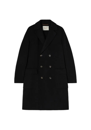 RETORI double-breasted virgin-wool coat - Black