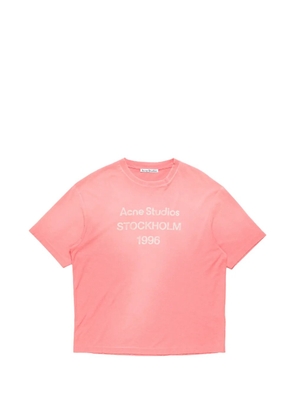 Acne Studios sprayed logo t-shirt - Pink