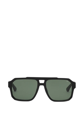 Philipp Plein Eyewear geometric-frame sunglasses - Black