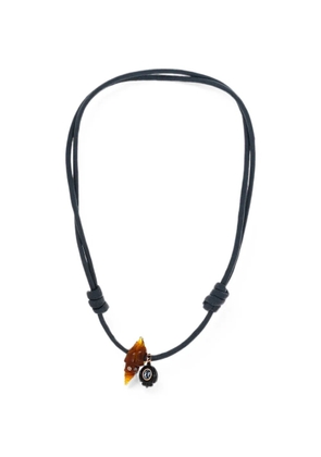 Dezso agate Coquite-shell necklace - Pink