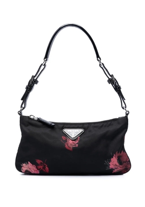Prada Pre-Owned 2013-2026 Tessuto Floral Stampato Pochette shoulder bag - Black