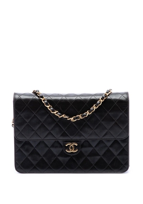 CHANEL Pre-Owned 1997-1999 Medium CC Quilted Lambskin Single Flap shoulder bag - Black
