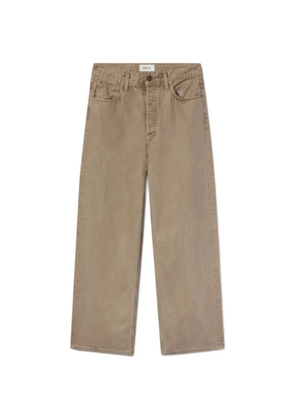 AGOLDE Ren high-rise wide-leg jeans - Neutrals