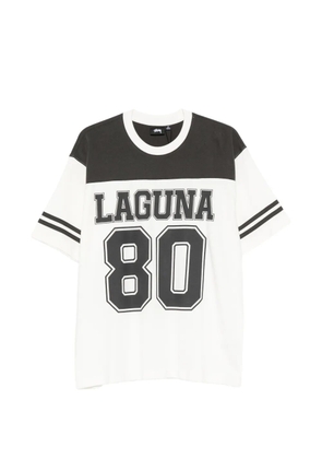 Stüssy Laguna logo-print panelled T-shirt - White