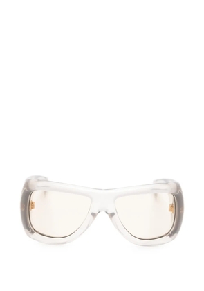 Saint Laurent Eyewear Howl oversize-frame sunglasses - Grey