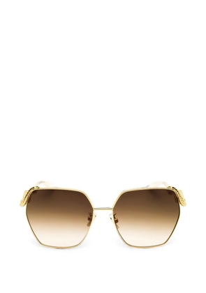 Roberto Cavalli snake-detail sunglasses - Gold
