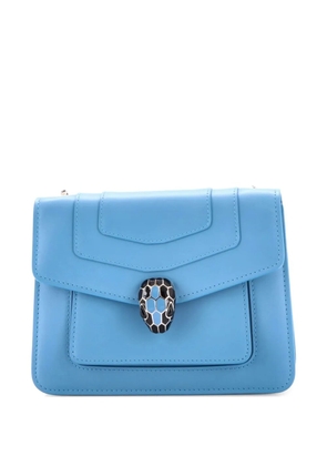 Bvlgari Pre-Owned Serpenti Forever Square Shoulder Bag Leather Small crossbody bag - Blue