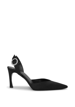 ROTATE BIRGER CHRISTENSEN slingback high heel satin pumps - Black
