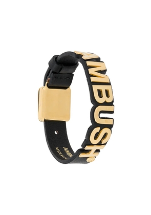 AMBUSH logo plaque bracelet - Black