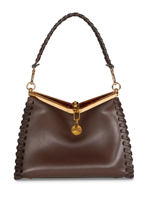 ETRO medium Vela leather shoulder bag - Brown