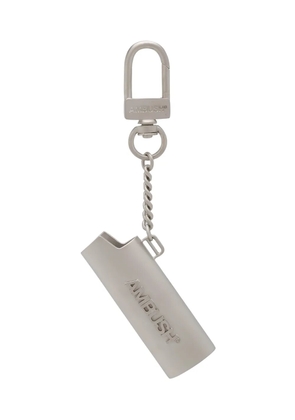 AMBUSH logo lighter case keychain - Silver