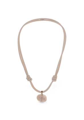 Dezso Edul Shell diamond necklace - Pink