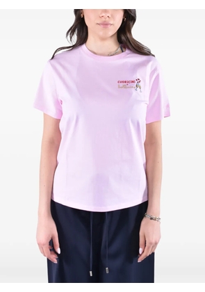 MC2 Saint Barth embroidered cotton T-shirt - Pink