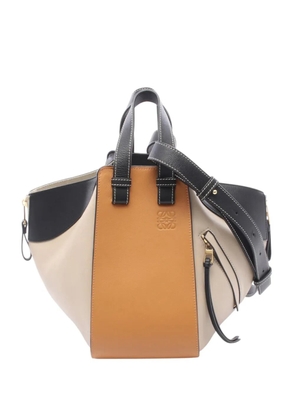 Loewe Pre-Owned 2010-2026 Small Tricolor Hammock Bag satchel - White