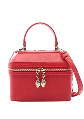 Bvlgari Pre-Owned 2010-2026 Leather Serpenti Forever Vanity Bag satchel - Red