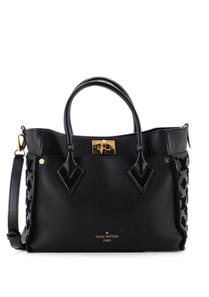Louis Vuitton Pre-Owned On My Side Monogram Tuffetage Leather MM tote bag - Black