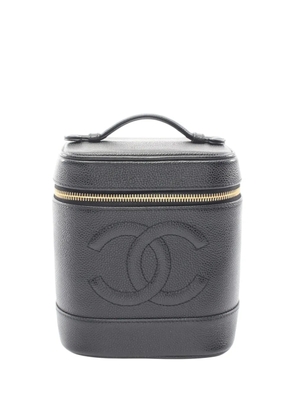 CHANEL Pre-Owned 2002-2003 CC Caviar Case vanity bag - Black