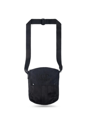 C.P. Company logo-embroidered shoulder bag - Black