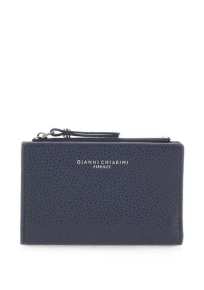 GIANNI CHIARINI Dollaro grained leather wallet - Blue