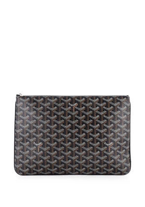 Goyard Pre-Owned Senat Zip Coated Canvas MM pouch - Black