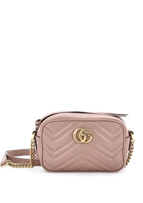 Gucci Pre-Owned GG Marmont Shoulder Bag Matelasse Leather Mini crossbody bag - Neutrals