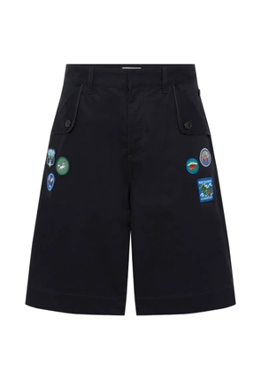 Marine Serre scout workwear bermudas - Blue