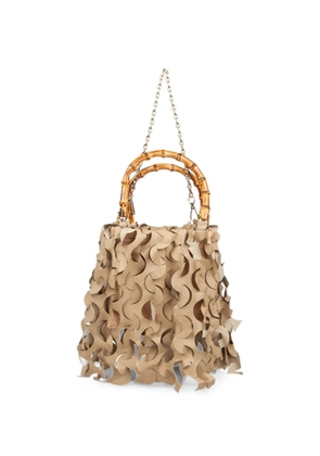 la milanesa Oceano bamboo-handle tote bag - Neutrals
