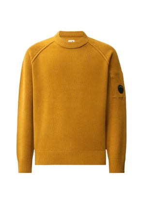 C.P. Company Lens-detail raglan-sleeve sweater - Yellow