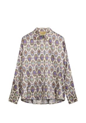 MOMONÌ Flau printed shirt - Neutrals