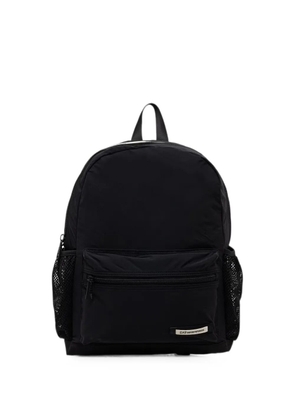 Ea7 Emporio Armani City logo-patch backpack - Black