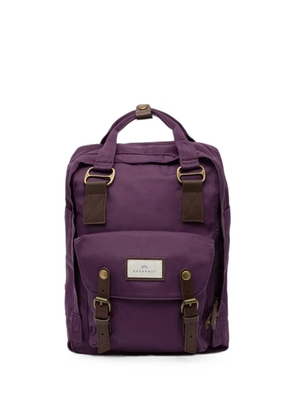Doughnut Macaroon buckled backpack - Purple