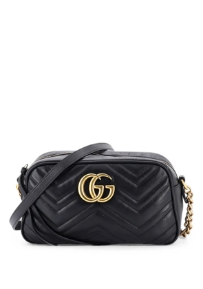 Gucci Pre-Owned GG Marmont Shoulder Bag Matelasse Leather Small crossbody bag - Black