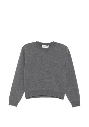 Róhe ribbed-trim sweater - Grey