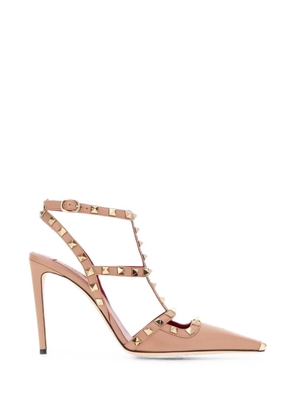 Valentino Garavani Rockstud caged pumps - Neutrals