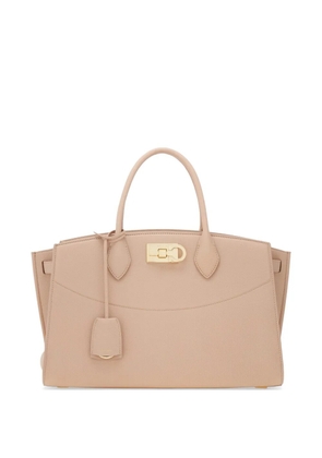 Ferragamo large Studio Soft tote bag - Neutrals