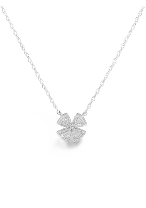 LB Exclusive clover-pendant diamond necklace - Silver