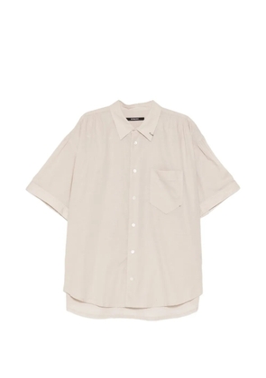 SONGZIO graphic-embroidered shirt - Neutrals