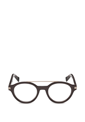 Zegna round-frame glasses - Brown