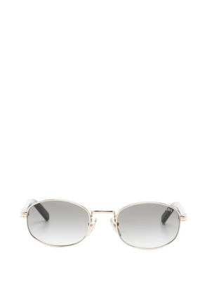 Prada Eyewear oval-frame sunglasses - Gold