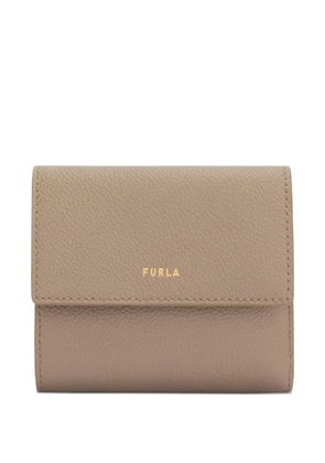 Furla leather tri-fold wallet - Brown
