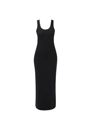 Sweaty Betty scoop-neck side-slit maxi dress - Black