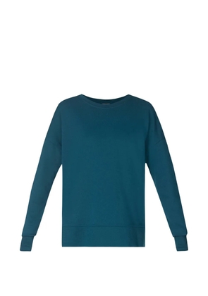 Sweaty Betty side-slit thumb-slot sweatshirt - Green