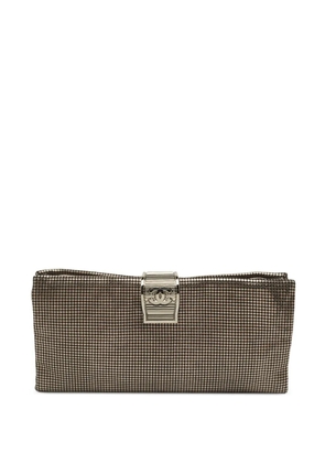 CHANEL Pre-Owned CC chainmail clutch bag - Gold
