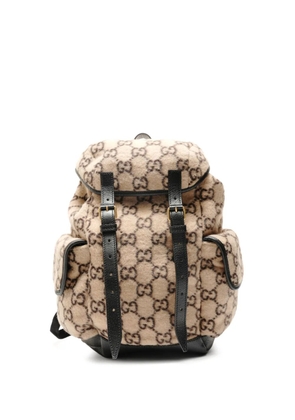 Gucci Pre-Owned 1990-2015 GG-pattern backpack - Neutrals
