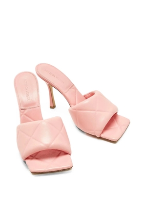 Bottega Veneta Pre-Owned Lido quilted sandals - Pink